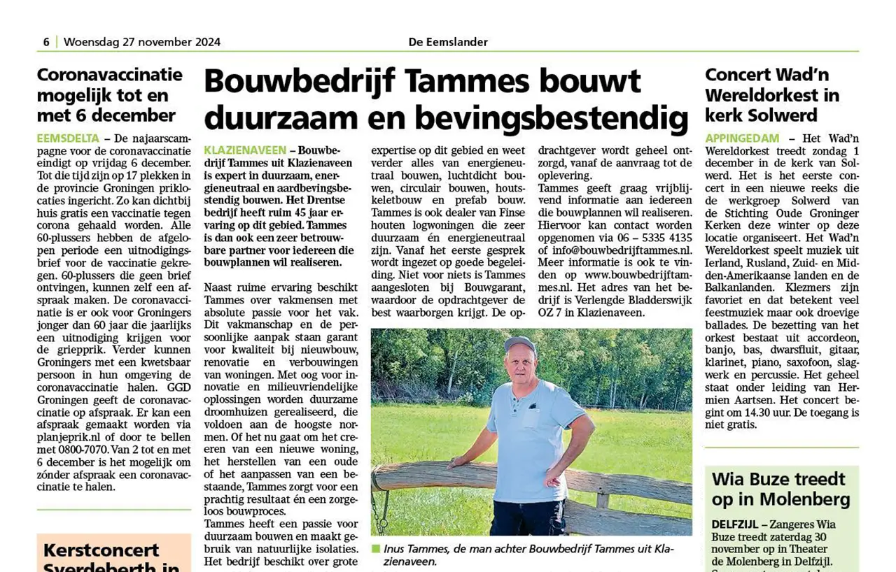 Innovatie in duurzaam en aardbevingsbestendig bouwen